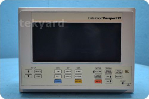 DATASCOPE PASSPORT LT 0998-00-0126-L14 MULTI-PARAMETER PATIENT MONITOR @