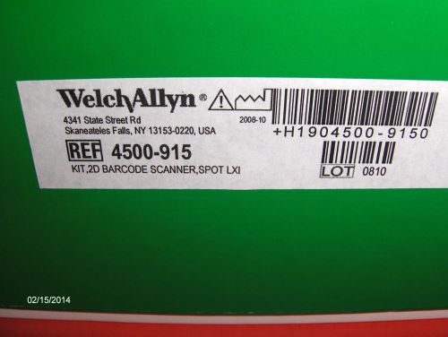 Scanner medical surplus equipment Welch-Allyn 4500-915 new in box