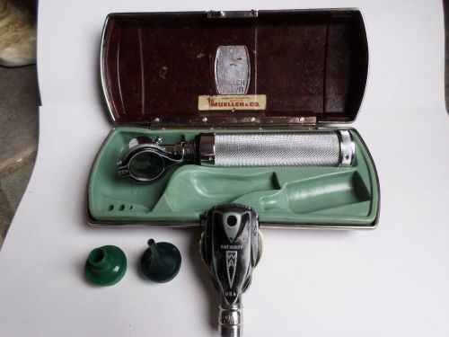 Welch Allyn Otoscope Here Scope Doctors Tool Circa 1950s + original case