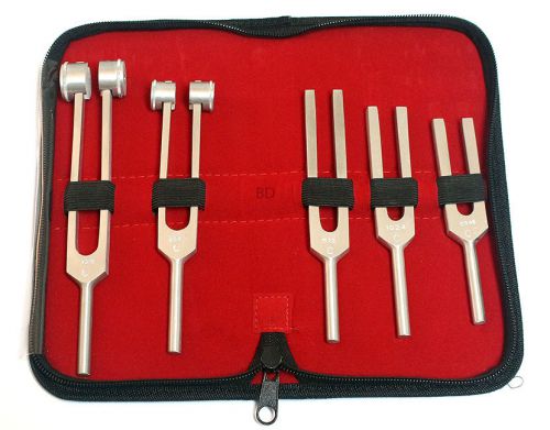 5 Pcs Tuning Forks Diagnostic Surgical Set