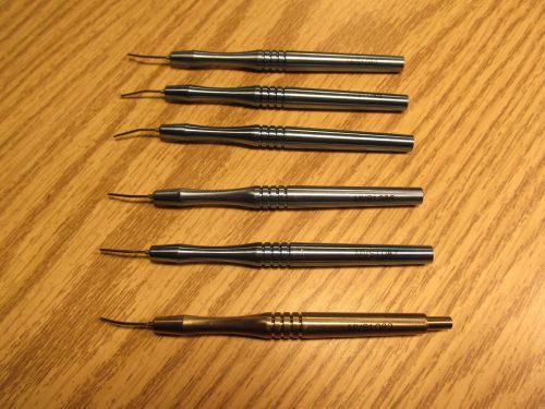 LOT OF 6 - BAUSCH &amp; LOMB STORZ BI-MANUAL IRRIGATING/ASPIRATING HAND PIECES