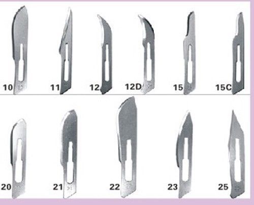 100 Scalpel blades ** #15c **  for surgical dental medical veterinary blade