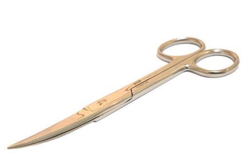 5.5&#034; Operating Disecting Surgical Scissors Sharp Stainless Steel Curved Blade