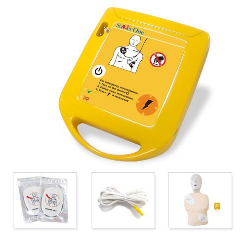 2x Mini AED defibrillator Trainer XFT-D0009 First Aid Training Machine Device