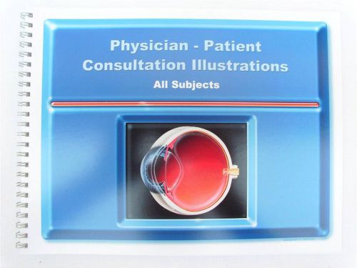 Physician patient consultation illustrations stephen gordon eye care ed. booklet for sale