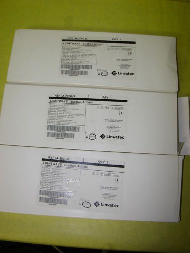 Linvatec Lightwave Suction IA-2000-S Lot of 3