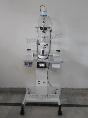 Slit lamp , with motorized, instrument table for sale
