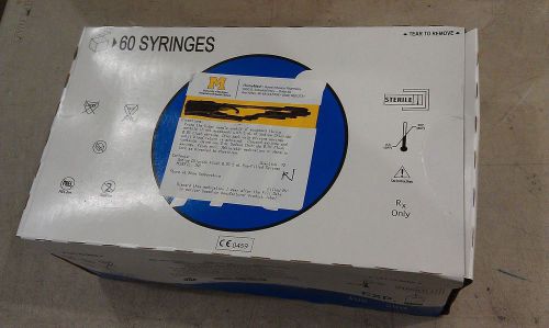 9W02 MEDEFIL SYRINGES WITH 5ML OF SALINE ON BOARD, 60PCS (FULL BOX), 08/2014 EXP