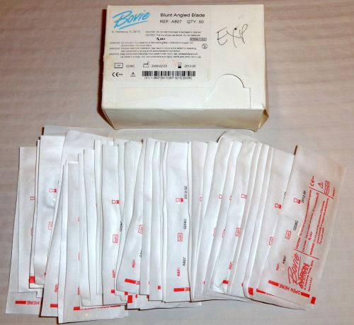 Bovie ~Box of 50~ Aaron Medical Blunt Angled Blade A807    60-Day Return
