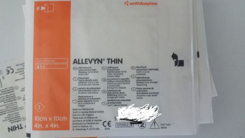 Allevyn Thin 4in x 4in (set of 25)  Expiration date : 04/2016