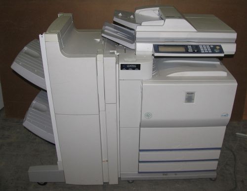 Sharp AR-M550N B/W Copier MFP 433K Pages + Finisher