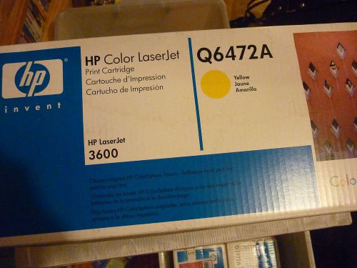 HP Q6472A Yellow Toner Cartridge for use in Colour LaseJet 3600 series