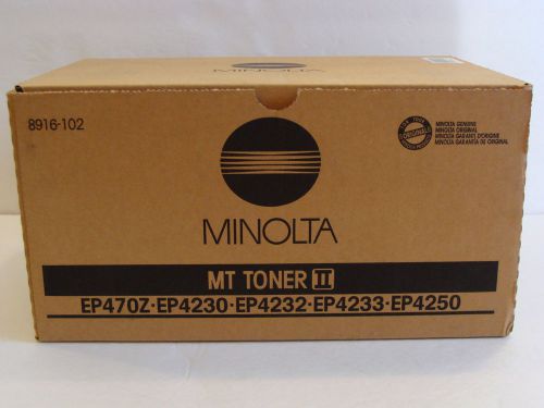 NEW 4 (OEM) Minolta 8916-102 EP470Z 4230 4232 4233 4250 4300 Toner + Waste Box