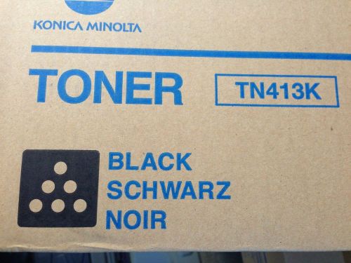 NEW (NIB) Konica Minolta TN413K Black Toner