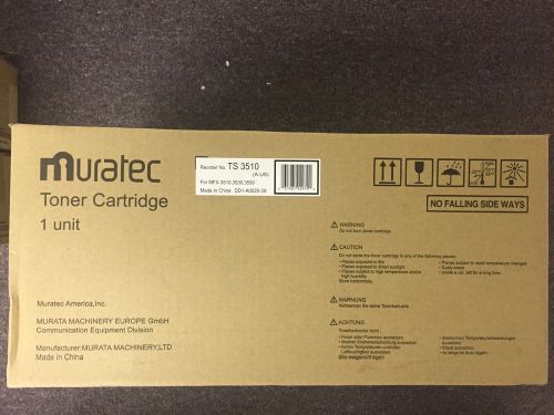 Genuine Muratec Toner Cartridge TS3510 for Muratec MFX3510, MFX3530 fax printers