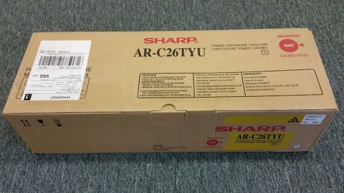 Genuine Sharp AR-C26TMU Yellow  Toner - Brand New