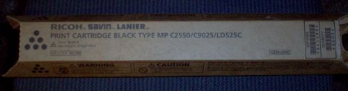 Ricoh Savin Lanier MP C2550 C9025 LD525C BLACK Toner EDP Code 841280