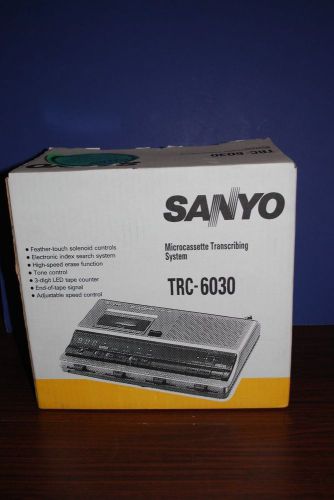 Sanyo Microcassette Transcribing system TRC-6030 Foot Pedal Adapter Boxed
