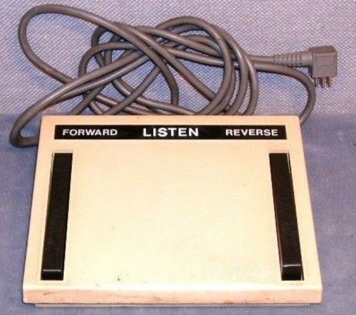 Lanier 3 Pedal Dictation Machine foot control Switch