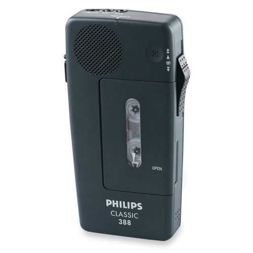 Philips pm388 mini cassette voice recorder - portable - psplfh038800b for sale