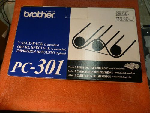 Brother PC-301  Fax Toner Value Pack - 2 Cartridges in Box
