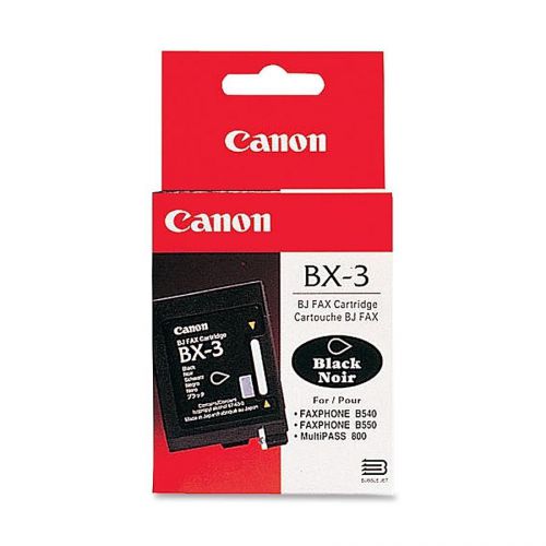 (ASV012) Genuine Canon BJFax Cartridge BX-3 - Black