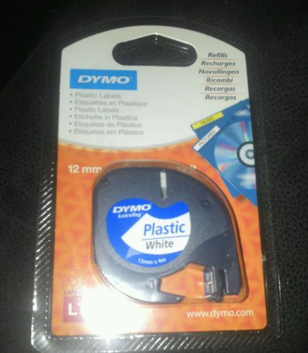 dymo letratag tape plastic white