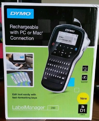 NEW Dymo Label Manager 280 Handheld Label Maker Reg $69,99