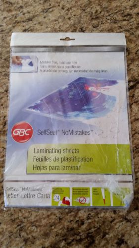 GBC SelfSeal NoMistakes Letter Laminating *****READ********