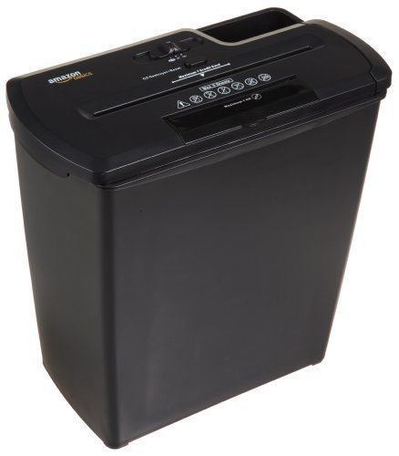 8-Sheet Strip-Cut Paper/CD/Credit Card Shredder Identity Protection Security