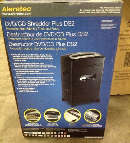 Aleratec DVD/CD Shredder Plus DS2 Shredder strip-cut 240144 New