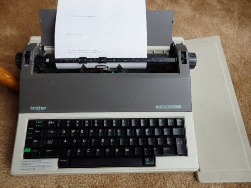 Vintage Brother Student-Riter II AX-12 Electric Typewriter Works - TESTED