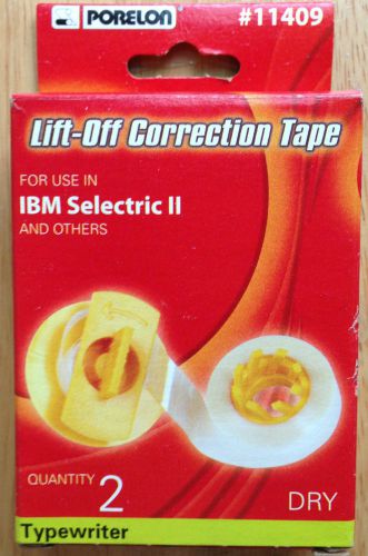 (2) ibm selectric ii typewriter correction tape, adler / royal, brother, olympia for sale