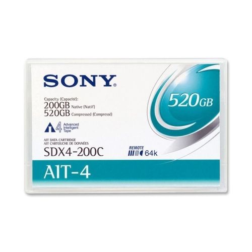Sony ait-4 tape cartridge - ait-4 - 200 gb (native) / 520 gb (compressed) for sale
