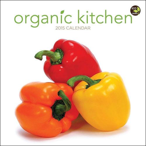 2015 ORGANIC KITCHEN Mini Desk Calendar NEW 7x7 Vegetables Vegan Garden