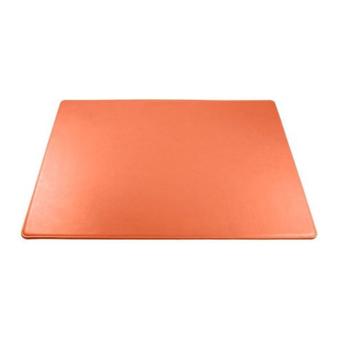 LUCRIN - Desk Blotter 25.3 x 17.5 inches - Smooth Cow Leather - Orange