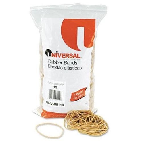 Universal Office Products 00119 Rubber Bands, Size 19, 3-1/2 X 1/16, 1240