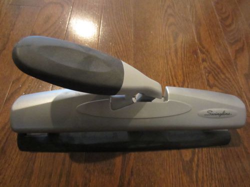 Swingline 12-sheet light touch desktop two or three-hole punch, 9/32&#034; hole for sale