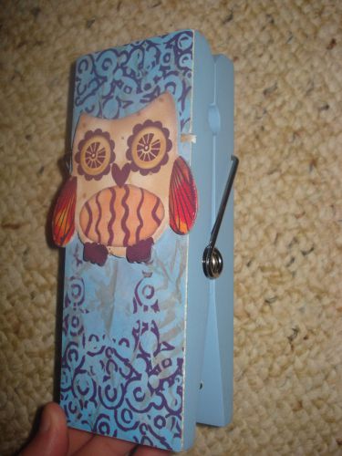 OWL PICTURE/NOTE HOLDER CLIP NEW