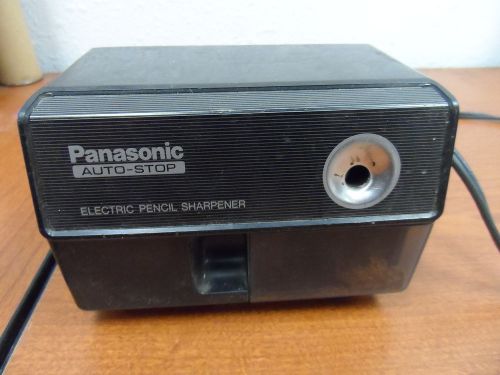 Panasonic Auto-Stop Electric Pencil Sharpener Model KP-110 in working condition.