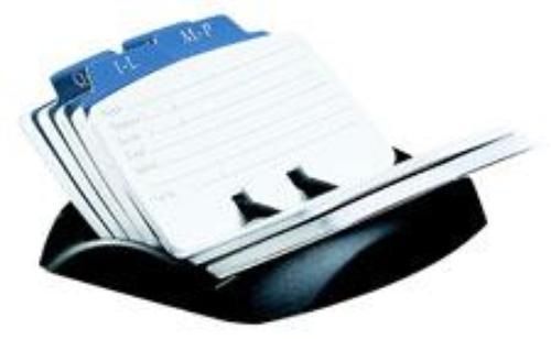 Sanford Rolodex 125 Card Open File Rolodex Petite Black