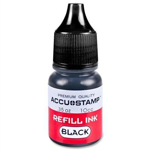 Cosco Accu Stamp Shutter Pre-ink Refill - Black Ink (090684)