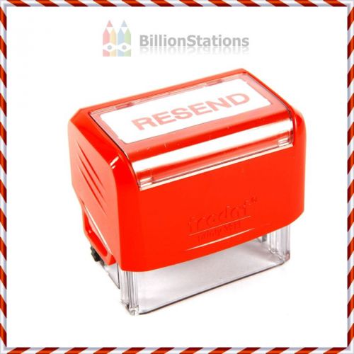Trodat rubber stamp self-inking &#034;resend&#034; - red ink for sale