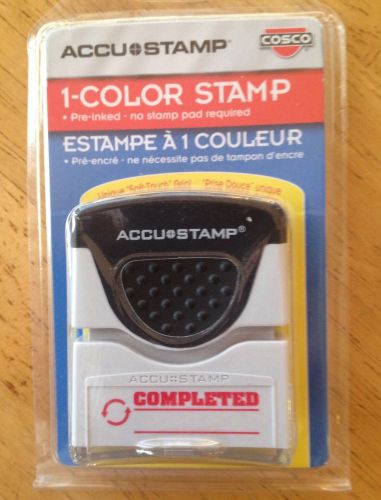 ACCU-STAMP 1 COLOR COMPLETED