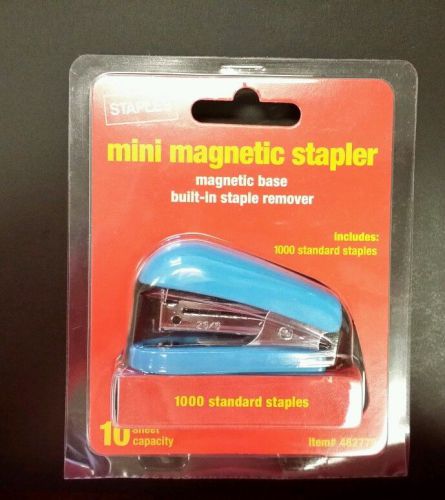 Nib staples mini magnetic stapler with 1000 staples each. for sale