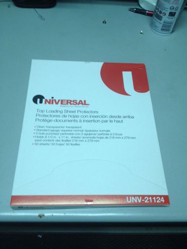 Universal top-load poly sheet protectors for sale