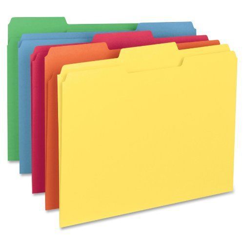 Smead File Folder, 1/3-Cut Tab, Letter Size, Assorted Colors, 100 per Box 11943