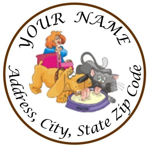 30 square stickers envelope seals favor tags dog buy 3 get 1 free (dr8) for sale