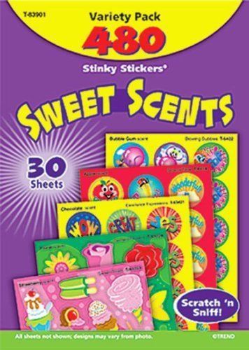 Trend fun fest stinky stickers variety pack - multicolor (t83906) for sale
