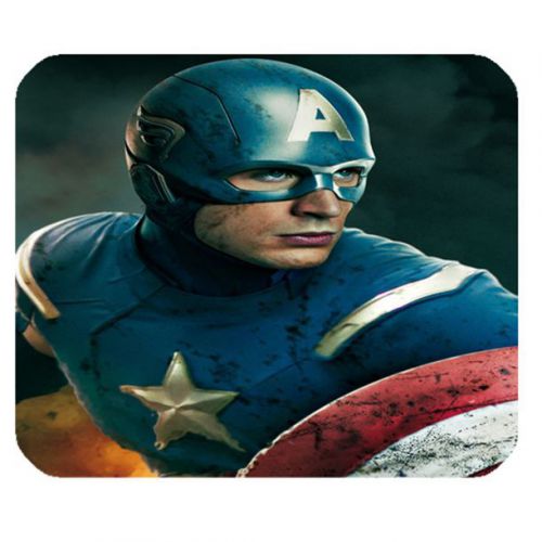 Capt. America Anti-Slip Mouse Pad with Ruber Backed and Polyester Fabric Top 002